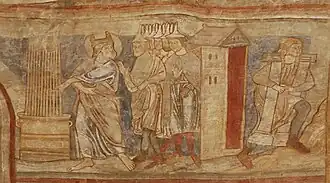 Moses mit Stammesältesten, Samson