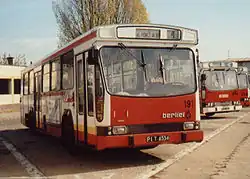 Berliet PR 100 in Polen (rechts ein Jelcz gleicher Bauart)