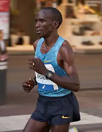 Eliud Kipchoge wurde Fünfter
