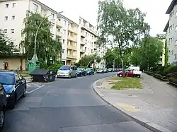 Neubebauung im Stil der Nachkriegsjahre