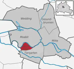Ortsteile des Bezirks Mitte