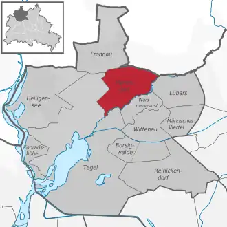 Ortsteile des Bezirks Reinickendorf