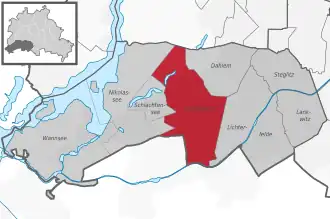 Ortsteile des Bezirks Steglitz-Zehlendorf