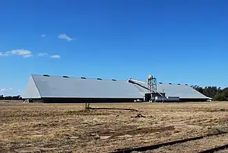 Dreiecksilo für Getreide