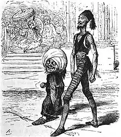 Bertall: Muck läuft mit dem schnellsten Läufer des Königs um die Wette