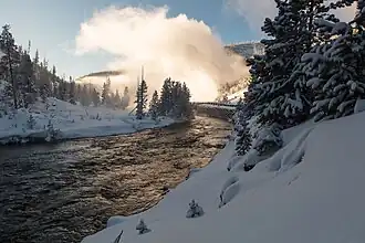 Gibbon River an der Beryl Spring