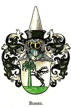 Wappen derer Bessel aus dem Fürstbistum Minden