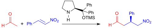 Enantioselektive Addition an β-Nitrostyrol