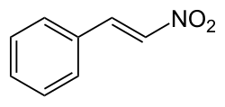 Strukturformel von β-Nitrostyrol