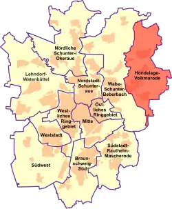 Braunschweig Stadtbezirk 111 Hondelage-Volkmarode (2021)