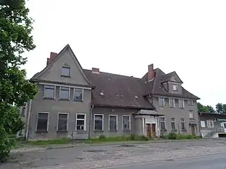 Empfangsgebäude von Nordwesten