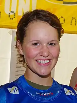 Bianca Lenz während der WM 2009