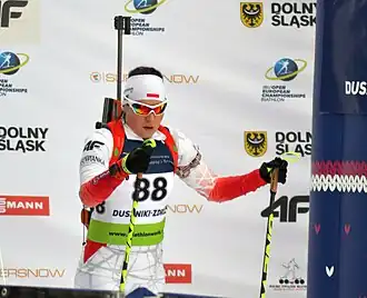 Karolina Pitoń bei der EM 2017