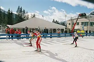 Winogradowa (im grünen Laufanzug) 2006 in Antholz