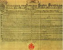 Gesetze für die öffentliche Bibliothek von 1772