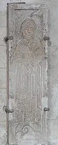 Grabplatte der seligen Bertha († 1151)