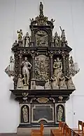 Epitaph von Oye in der Neustädter Marienkirche mit Wappen derer von Haes