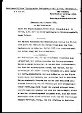Beschluss des Thüringischen Oberlandesgerichtes in Jena zur weiteren Inhaftierung von Bruno Bieligk (SPD) vom 8. August 1933. (Seite 1)