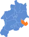 Historische Stadtteil Straconka (orange)