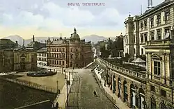 Theaterplatz um 1915