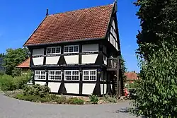 Treppenspeicher in Celle, Fachwerkbauweise (von 1607)