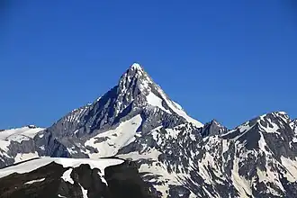 Südostseite Bietschhorn vom Staldhorn aus gesehen