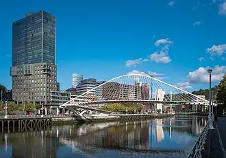 Zubizuri-Brücke in Bilbao