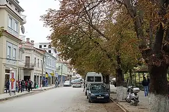 Im Stadtzentrum von Bilisht (2013)