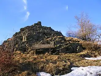 Gipfelfelsen auf dem Bilstein