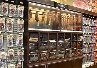 Biltong in verschiedenen Varianten