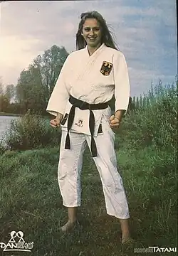 Birgit Friedrich at the World Championship 1984 in Maastricht