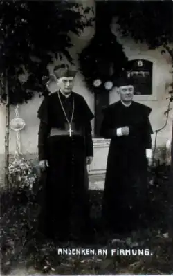 Bischof Josef Gross (1866–1931) und Dechant Franz Xaver Tobisch (1865–1934), Pfarrer und Dichter