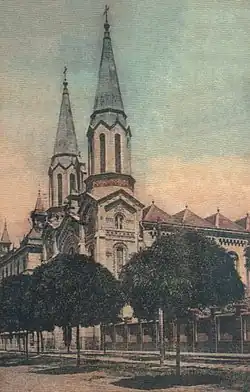 Die römisch-katholische Klosterkirche Notre Dame „Geburt der seligen Jungfrau Maria“, 1910
