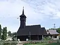 Die Holzkirche Sf. Pantelimon, steht in Olăneşti
