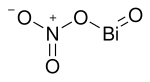 Strukturformel von Bismutoxidnitrat