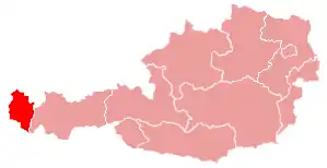 Karte Diözese Feldkirch