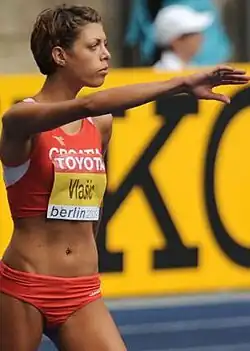 Blanka Vlašić geteilter Rang zehn mit 1,88 m