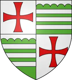 Großmeisterwappen Eudes' de Saint-Amand