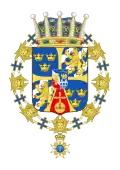 Sigvards Wappen als Prinz von Schweden