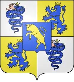 Wappen der Torelli, Variante
