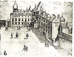 Hofburg mit Schweizertor, Mitte 16. Jahrhundert