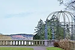 Blick vom Schloss auf den Großen Jasmunder Bodden