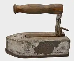 Blockeisen mit Stift zum Arretieren