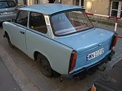 Heckflossenvariationen am Trabant (Pkw) (1958–1991)