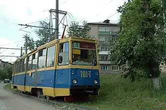 KTM-5 (KTM-5M3) der Straßenbahn Slatoust (2007)