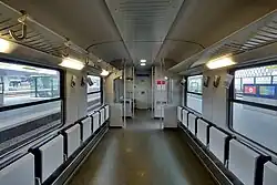 Mehrzweckabteil in einem Steuerwagen (Bmpz-s)