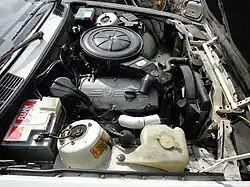 M10 Motor des BMW E30 mit Pierburg 2BE Vergaser