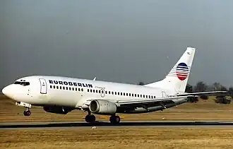 Boeing 737-300 der EuroBerlin France