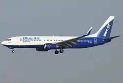 Boeing 737-800 der Blue Air