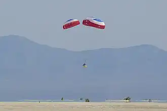 Landung auf der White Sands Missile Range